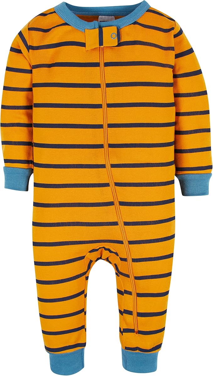 Onesies Brand Baby Boys' 3-pack Snug Fit One-piece Cotton Pajamas - Image 4