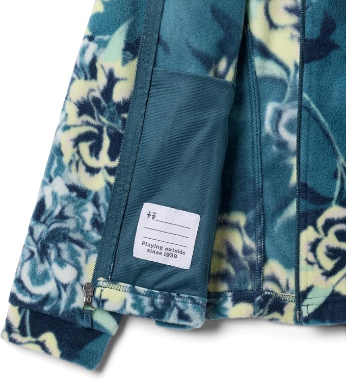 Columbia Youth Girls Benton Springs II Printed Fleece Jacket - Image 4