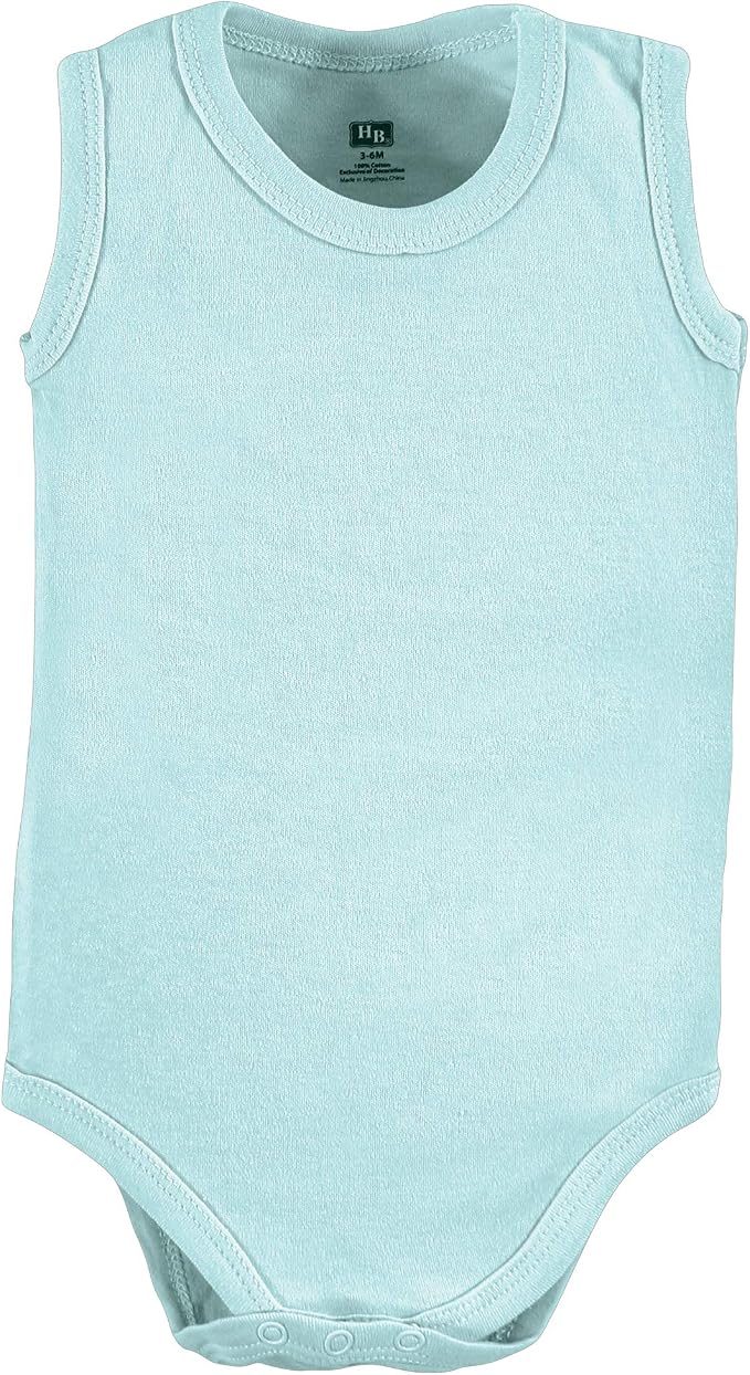 Hudson Baby Unisex Baby Cotton Sleeveless Bodysuits - Image 6