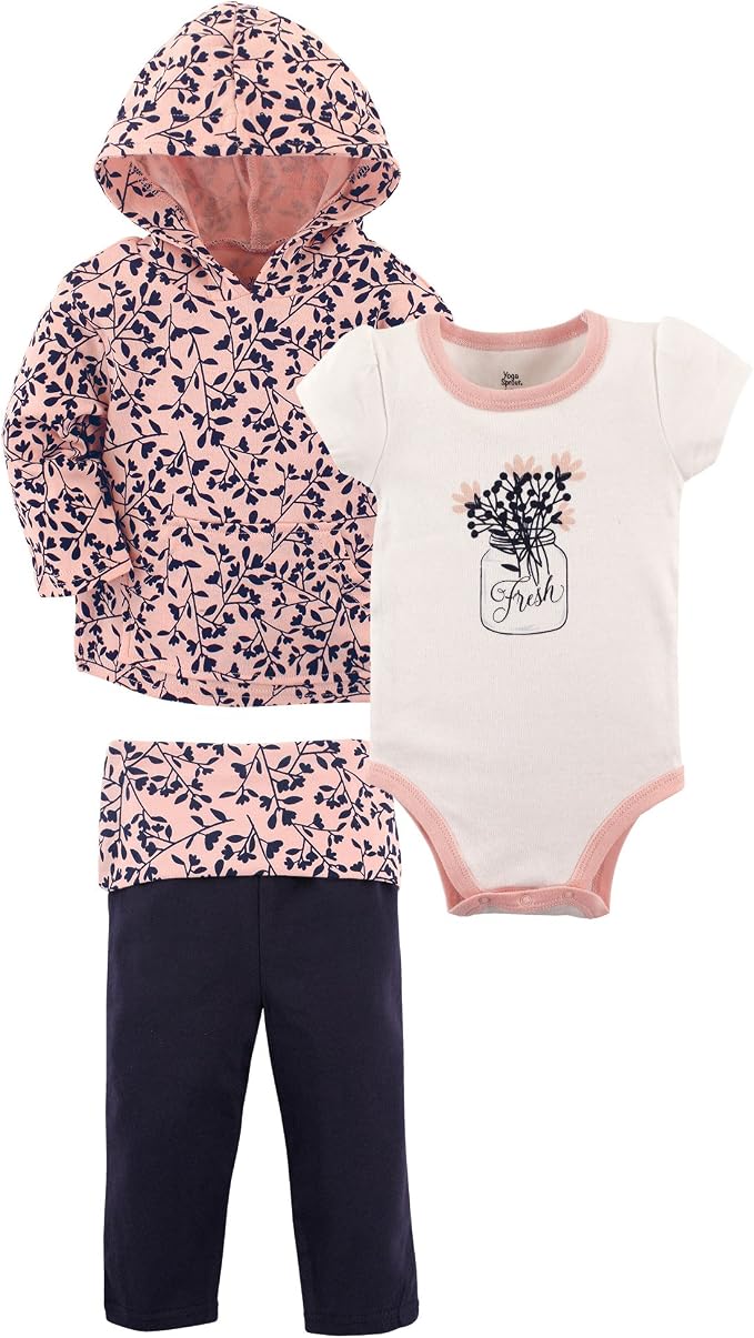 Yoga Sprout Bodysuit, and Track Jacket Set by Yoga+Sprout