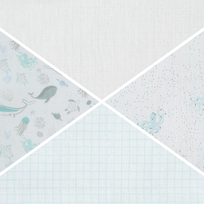 Delta Children 100% Cotton Muslin Baby Receiving Blankets - Image 15