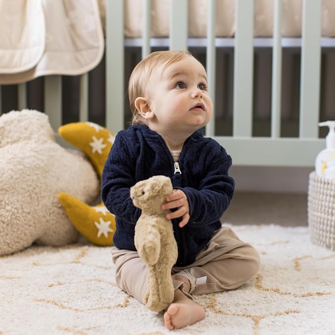 Burt's Bees Baby Unisex Jacket, Lightweight Zip-up Sweatshirt Hooded Coat or - Image 4
