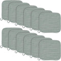 Baby Washcloths -100% Cotton Muslin Soft Baby Bath Wash Cloths and Absorbent by BAMBOOQUEEN