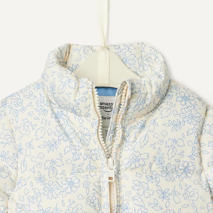 Amazon Essentials x Sofia Grainge Toddler and Baby Girls' Taffeta Puffer Jacket - Image 4