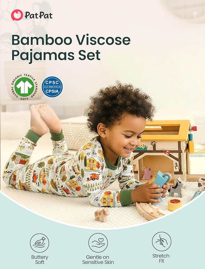 PATPAT Bamboo Viscose Pajama Set - Image 2