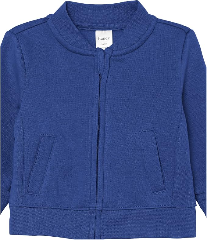 Hanes baby-girls Ultimate Baby Zippin Fleece JacketSweatshirt - Image 3