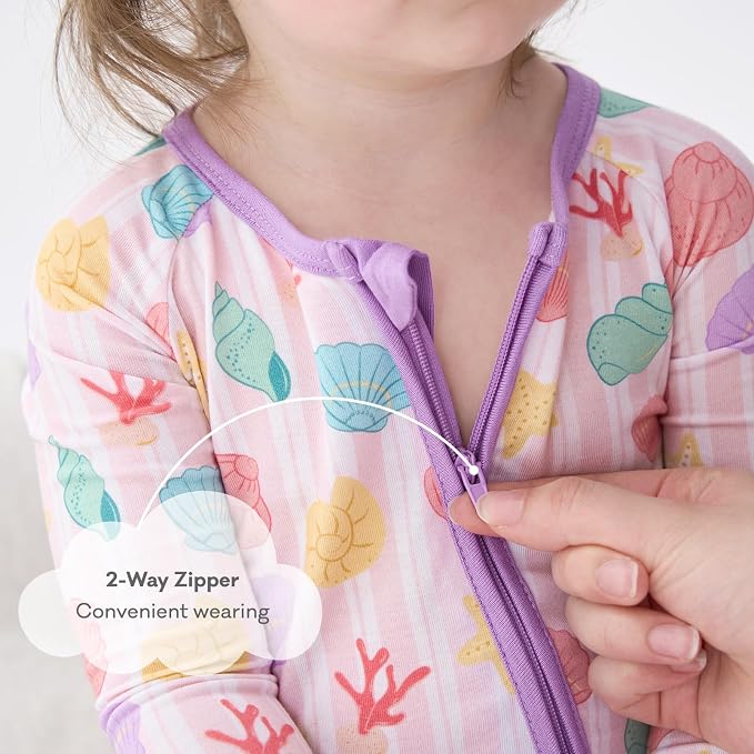 pureborn Baby Sleeper Viscose from Bamboo Zipper Footies 0-24 Months - Image 5