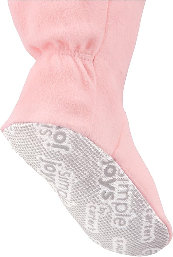Simple Joys by Carter's Girls Loose-Fit Flame Resistant Fleece Footed Pajamas - Image 3