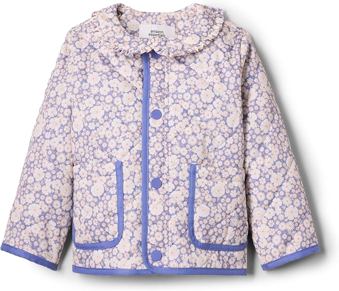 Amazon Essentials x Sofia Grainge Toddler and Baby Girls' Midweight Quilted by AmazonEssentials
