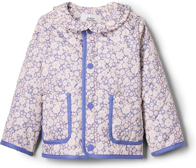 Amazon Essentials x Sofia Grainge Toddler and Baby Girls' Midweight Quilted by AmazonEssentials
