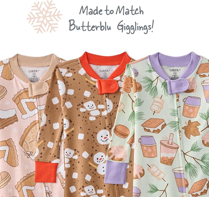 Butterblu Scout Sleep & Play 100% Organic Cotton Footed Zip Front PJs | GOTS - Image 7