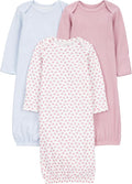 Simple Joys by Carter's Baby Girls' 3-pack Cotton Sleeper Gown by SimpleJoysbyCarters