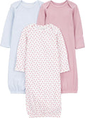 Simple Joys by Carter's Baby Girls' 3-pack Cotton Sleeper Gown by SimpleJoysbyCarters