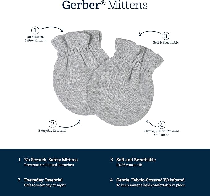 Gerber Baby Girls' Cap and Mitten Sets - Image 5