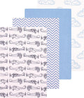Luvable Friends Little Treasure Flannel Receiving Blankets 4pk by Luvable+Friends