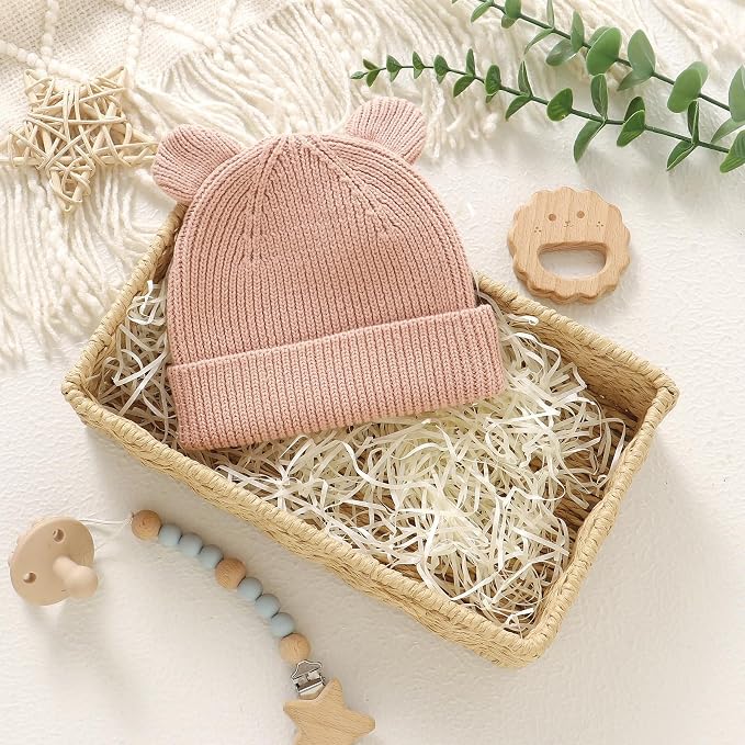Hadetoto Cotton Baby Beanie Winter Knitted Hat - Image 6