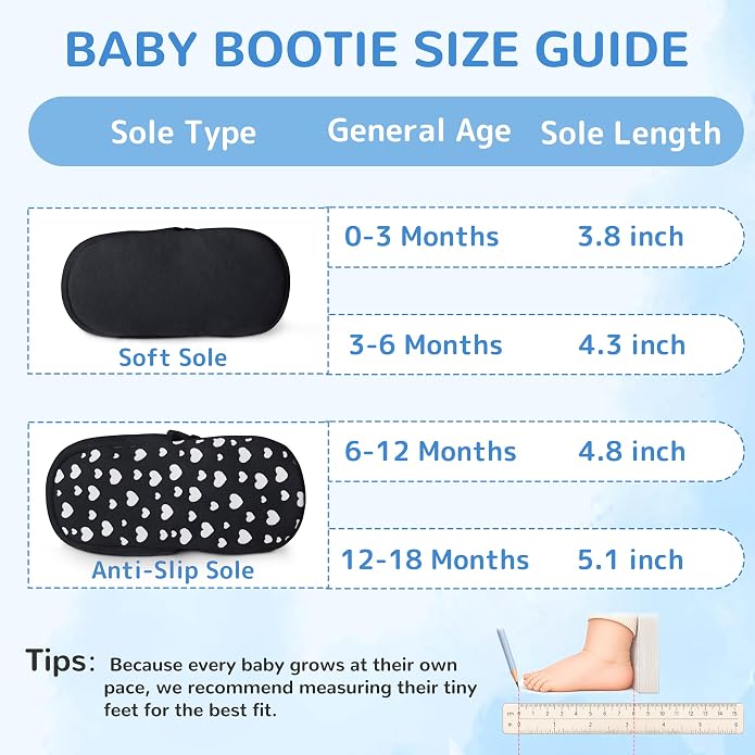 Pro Goleem Unisex Cotton Baby Booties, Warm Cozy Stay-On Baby Slippers - Image 7