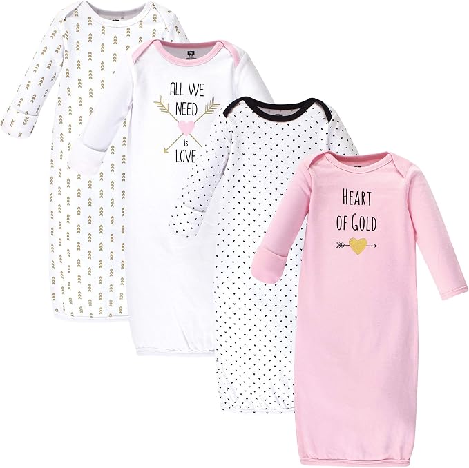 Hudson Baby unisex-baby Cotton Gowns by HudsonBaby