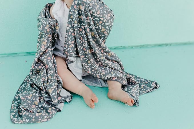 Copper Pearl Swaddle Blankets for Newborns | Soft Stretchy Receiving Blankets - Image 8