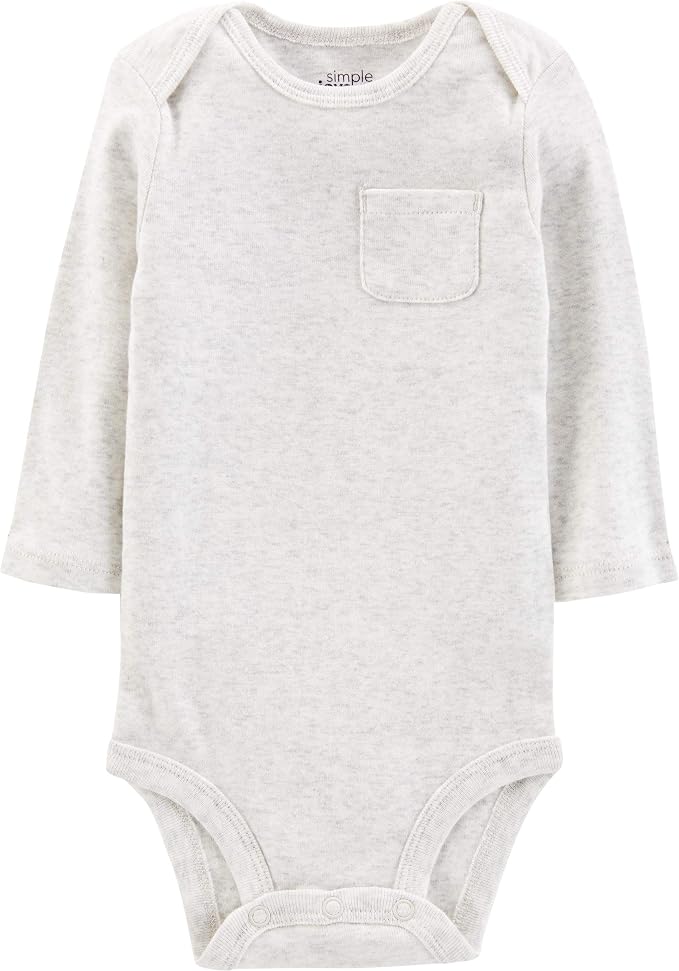 Simple Joys by Carter's Baby 5-pack Long-sleeve Bodysuit - Image 2