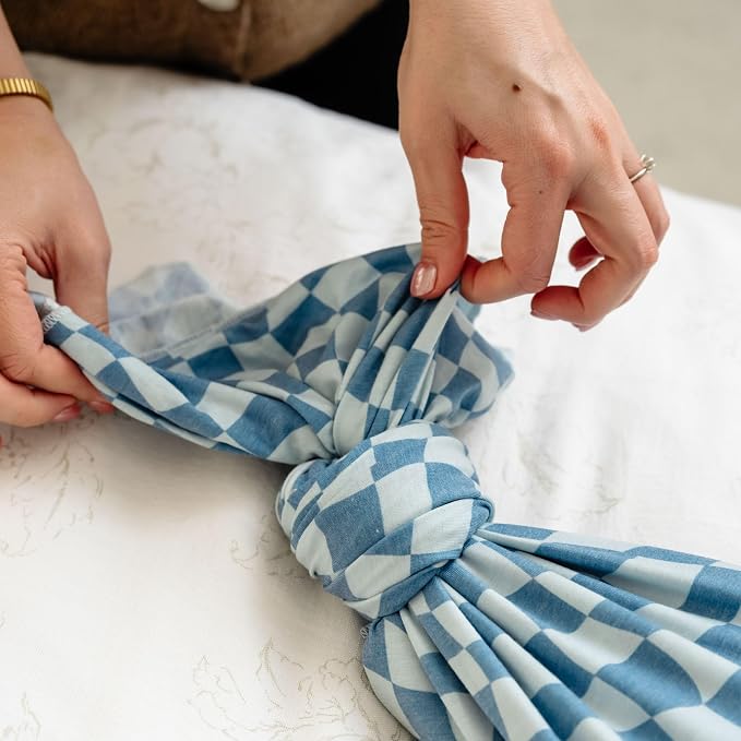 Copper Pearl Swaddle Blankets for Newborns | Soft Stretchy Receiving Blankets - Image 4