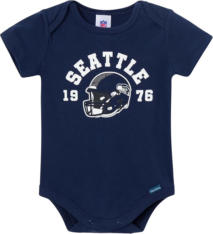 Gerber NFL Baby Boys 3-Pack Onesie Bodysuit - Image 2