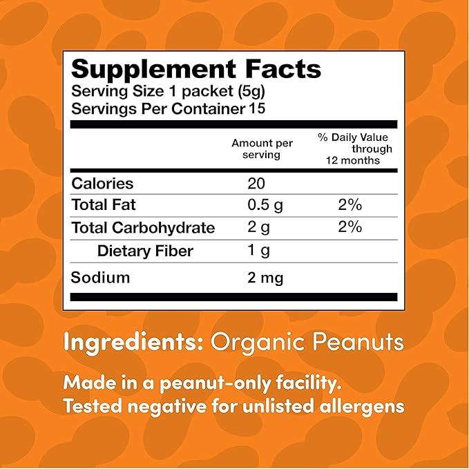 Lil Mixins Early Allergen Introduction, Peanut | Baby Stage 1-3, For Ages 4 Mo. -12 Mo. | 8.5 Oz Jar, 4 Month Supply