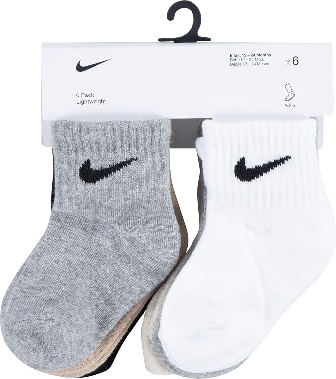 Nike Baby 6-pack Baby/Toddler Basic Socks - Image 5