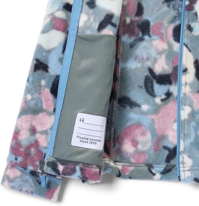 Columbia Youth Girls Benton Springs II Printed Fleece Jacket - Image 3