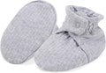 Baby Booties Organic Cotton Infant Bootie Warm Cozy Soft Sock Shoes Adjustable by KARUNEL