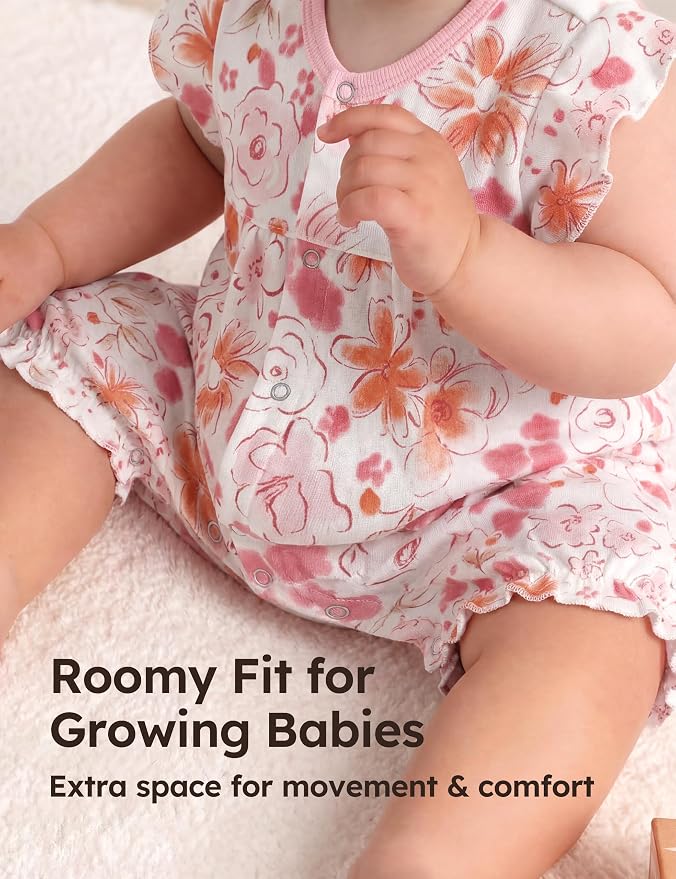 Yoofoss Baby Boy Romper 0-18 Months 100% Organic Cotton Newborn Summer Clothes - Image 6