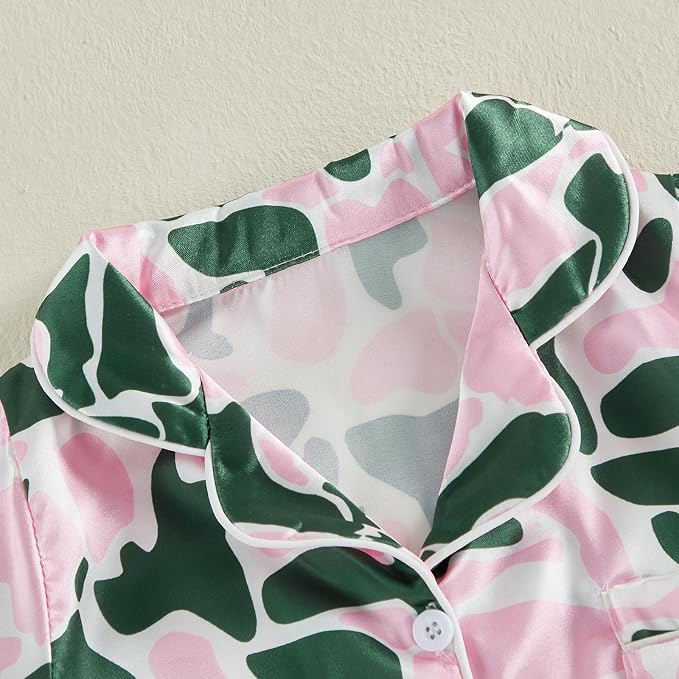 Kuriozud Baby Girl Boy Romper Pajamas Onesie Short Sleeve Button Down Pjs - Image 8