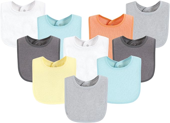 Hudson Baby Unisex Baby Drooler Bib by HudsonBaby