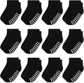 Baby Non-Slip Ankle Socks 12 Pack Soft Cotton by JAKIDAR