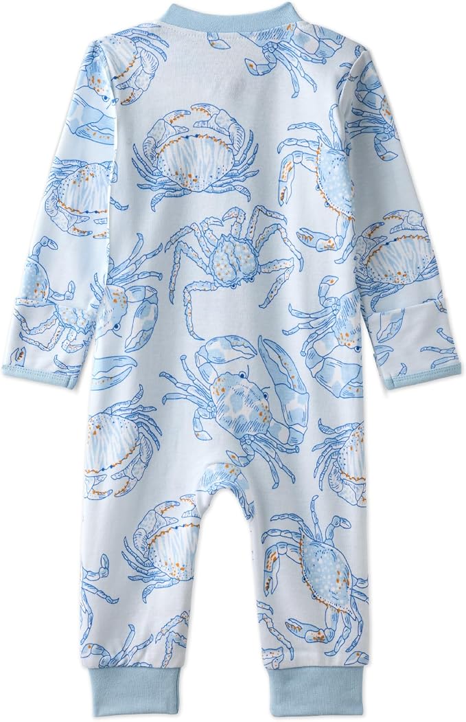 Butterblu Shadow Sleep & Play 100% Cotton Footless Two Way Zip Front PJs - Image 3