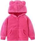 Toddler Winter Coats Baby Boys Girls Fuzzy Sherpa Fleece Jackets by YAGATA