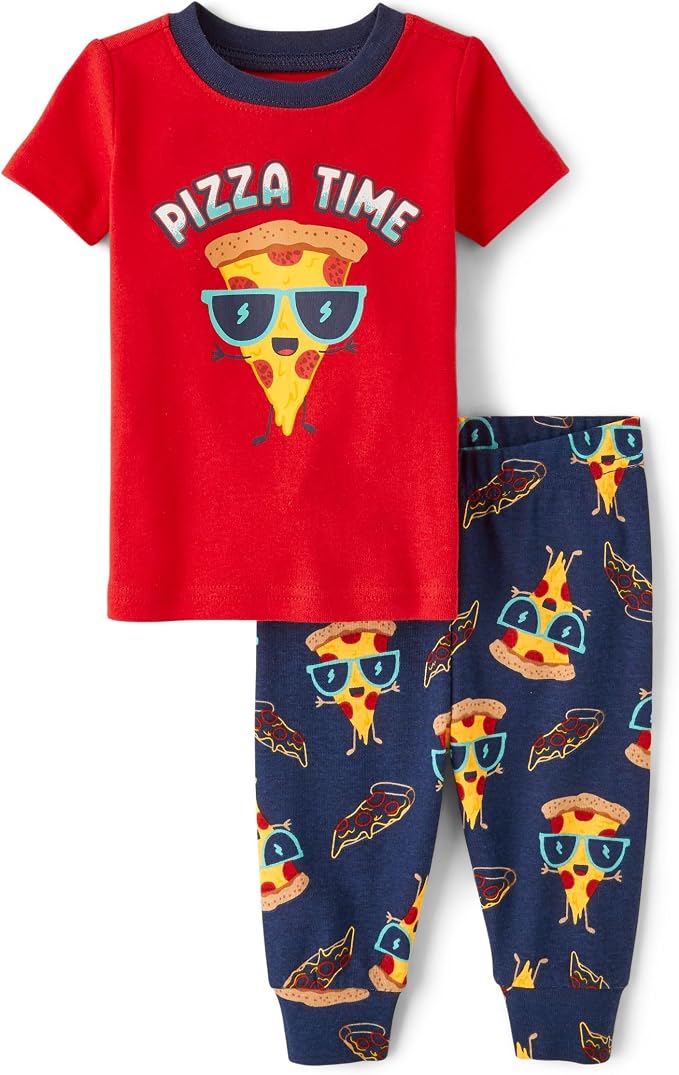 The Children's Place Baby Boys' Snug Fit 100% Cotton Short Sleeve Top and Pants by TheChildrensPlace