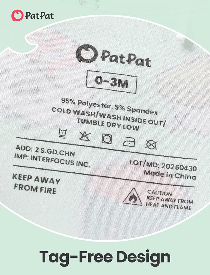 PATPAT Baby Sleeper Gown with Hat - Image 6