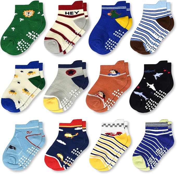 Tphon Non Slip Kids Toddler Socks by TPHON
