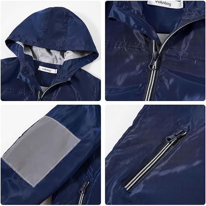 Volunboy Toddler Boys Spring Windbreaker Lightweight Jacket | baby boy - Image 4