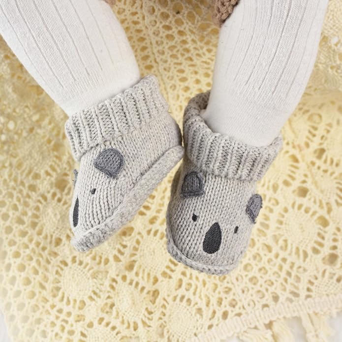 Baby Booties Newborn Infant Hand Crochet Knit Cotton Shoes Booties First - Image 4