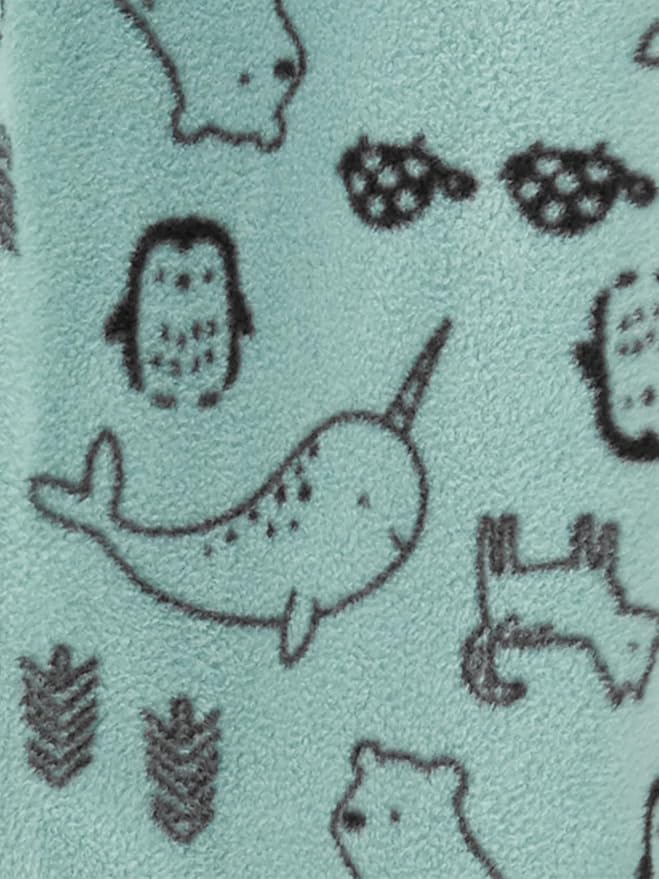 Simple Joys by Carter's Unisex Baby 2-pack Neutral Fleece Footed Sleep and Play - Image 3