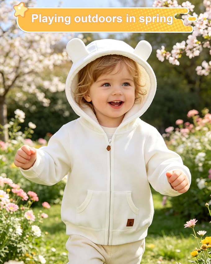 Baby Boy Clothes Jackt Girl Baby Hoodie Coat Outerwear Fall Spring | Baby Boy - Image 3