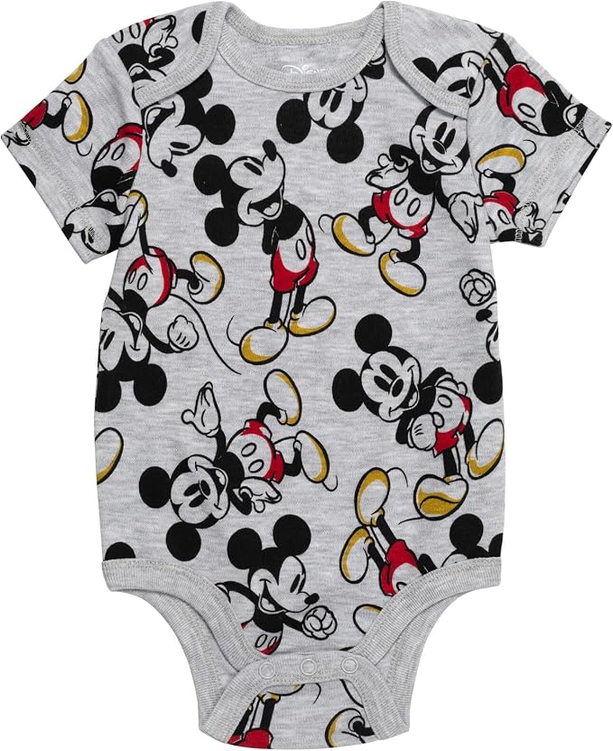 Disney Baby 5-Pack Short Sleeve Bodysuits Newborn to Infant - Image 3