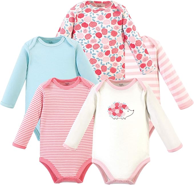 Touched by Nature Unisex Baby Organic Cotton Long-Sleeve Bodysuits by TouchedbyNature