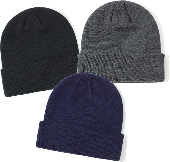 YMYDYFC Baby Beanie 3Pack Toddler Beanie Baby Winter Hats Boy&Girl 0-6Years | - Image 2