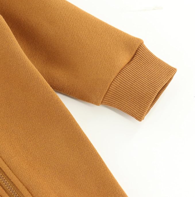 Baby Jumpsuit Hoodie Romper Zipper Long Sleeve One Piece Outfits Warm Clothes - Image 5