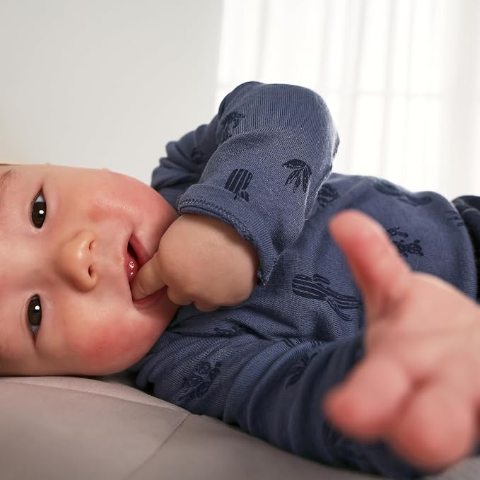 Gerber Baby Boys 6-Pack Long Sleeve Onesies Bodysuit - Image 5