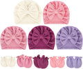 BQUBO Baby Turban Hats and Mittens Set Newborn Infant Hospital Hats Caps by DRESHOW