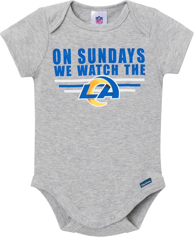 Gerber NFL Baby Boys 3-Pack Onesie Bodysuit - Image 4